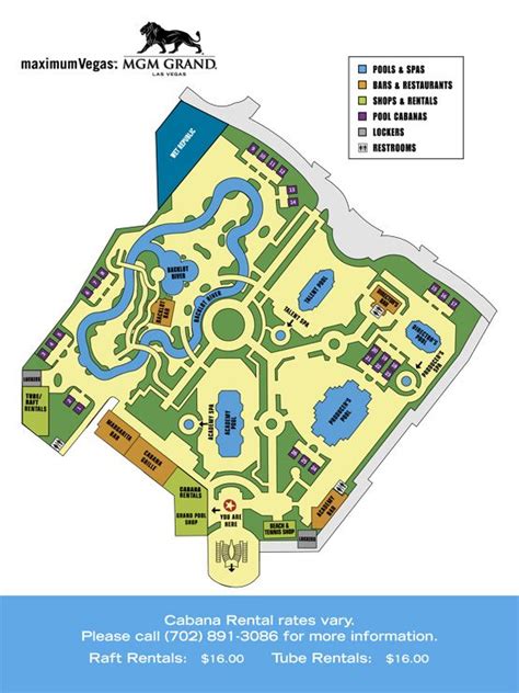 mgm lazy river map